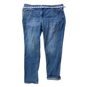 Old Navy Wow Boyfriend Jeans Size 16 Mid-Rise Relaxed Fit Denim